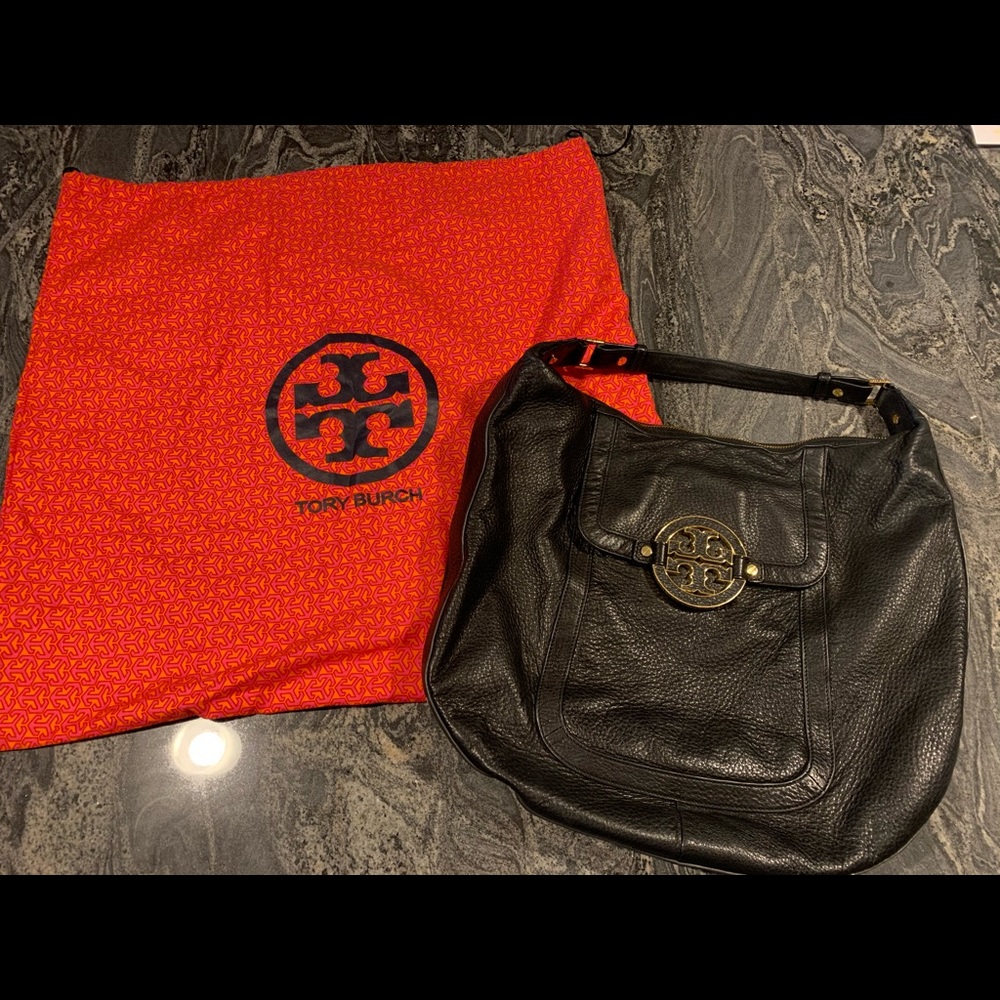 Tory Burch Black Leather Handbag
